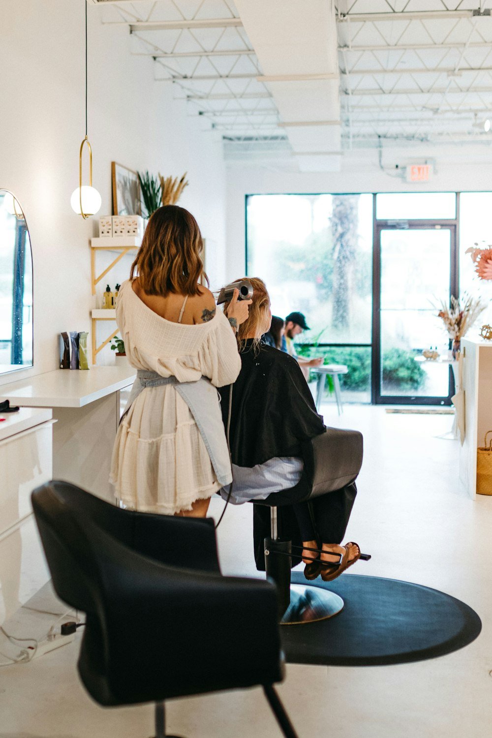 Salon styling station